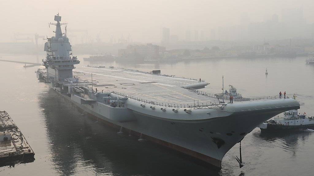 Chinas erster Flugzeugträger aus eigener Produktion