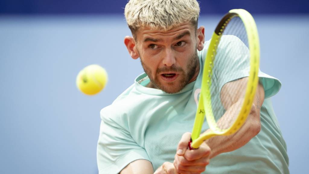 Hart erkämpfter Sieg zum Auftakt: Jérôme Kym steht beim Challenger-Turnier in Zug im Achtelfinal