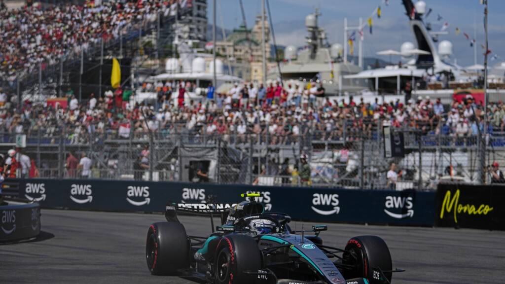 Andrea Kimi Antonelli in der Hafenschikane in Monaco