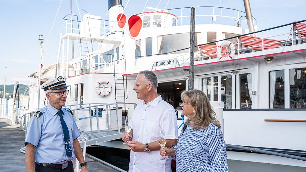 «Wine & Dine mit Dampf» auf dem Vierwaldstättersee