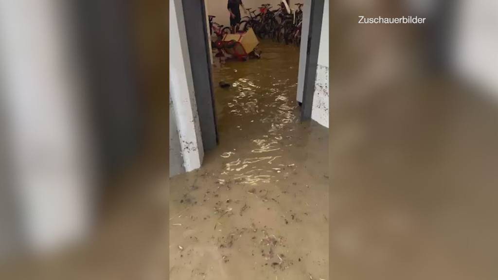 Schulhaus in Neuenkirch stand unter Wasser