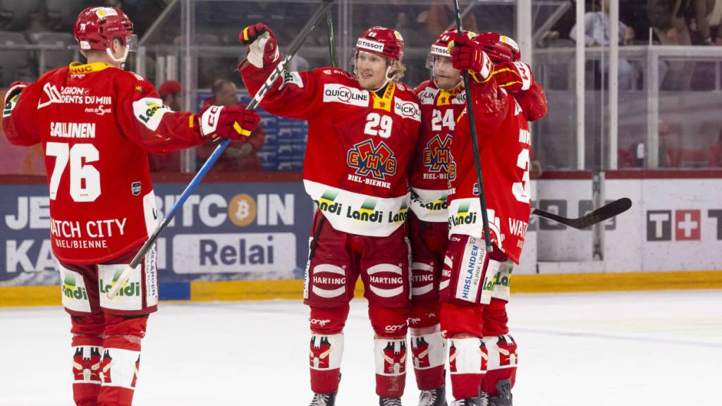 Biel setzt sich in der Verlängerung gegen Ambri durch