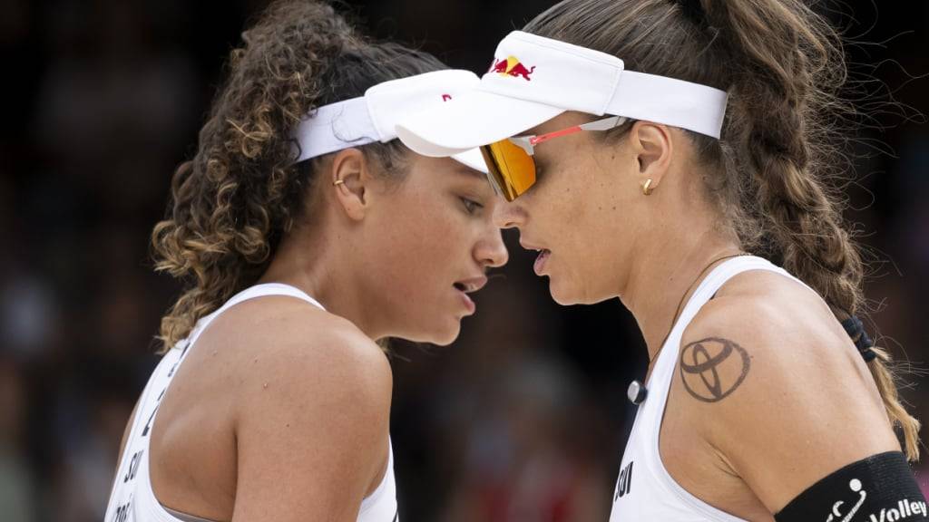 Zoé und Anouk Vergé-Dépré (rechts) scheiden an der EM in den Viertelfinals aus