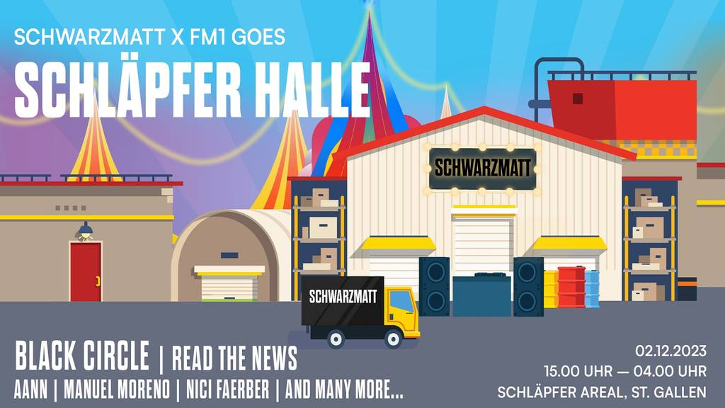 SCHWARZMATT x FM1 GOES SCHLÄPFER HALLE