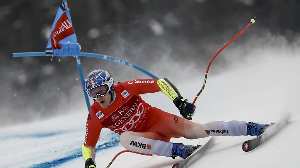 Marco Odermatt fährt zum ersten Mal in Kvitfjell auf das Podest, verpasst aber die Entscheidung im Super-G-Weltcup