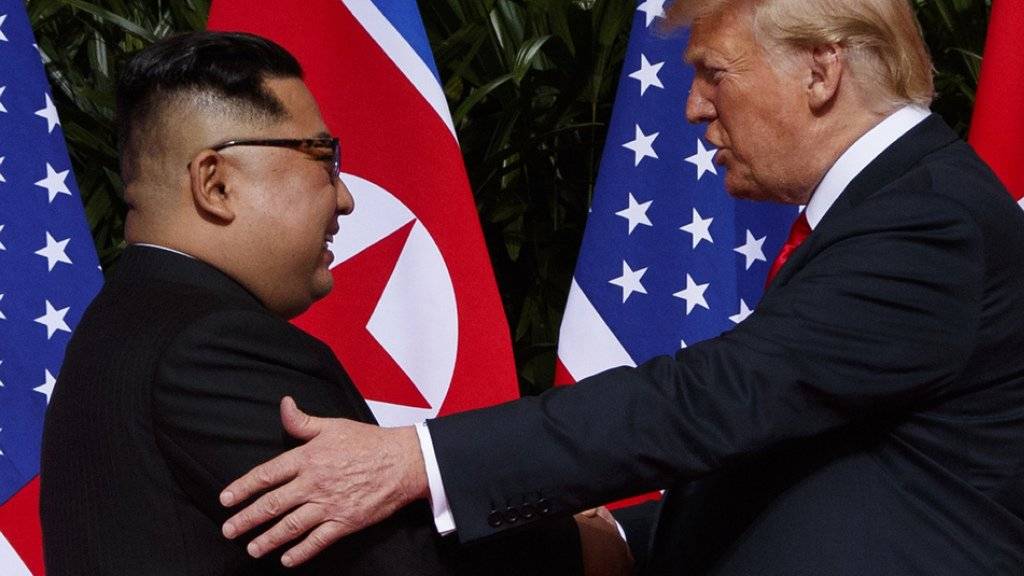 Laut Nordkoreas Machthaber der Beginn einer «bedeutsamen Reise»: Kim Jong Un und US-Präsident Donald Trump. (Archiv)