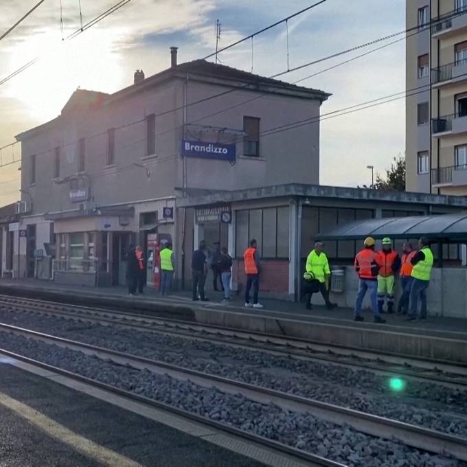 Fünf Gleisarbeiter sterben bei Zugunfall in Norditalien