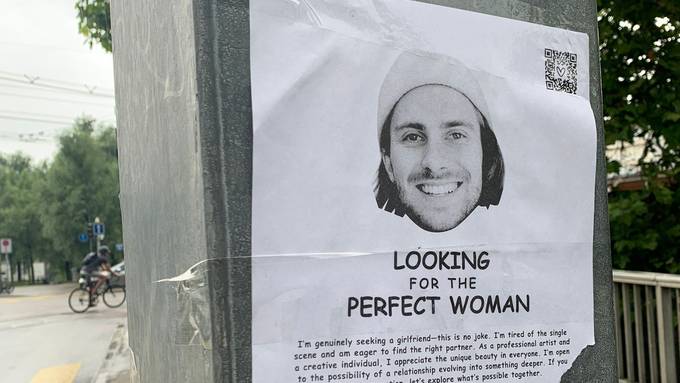 Marcin (30) sucht mit Zetteln auf der ganzen Welt nach Frauen – auch in Zürich