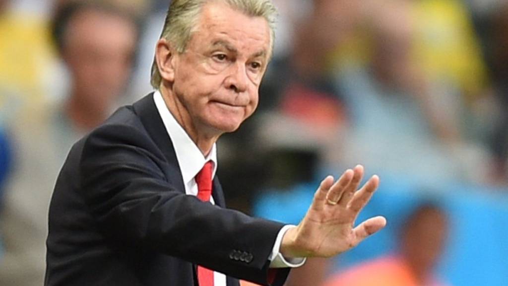 Das war vor 14 Jahren: Ottmar Hitzfeld in einem seiner letzten Länderspiele mit der Schweizer Nationalmannschaft. Der mittlerweile 77-Jährige besuchte seit Jahren kein Profispiel mehr live vor Ort
