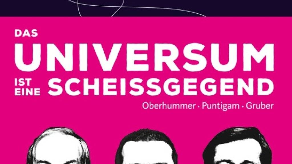 Ausschnitt aus dem Buchumschlag «Das Universum ist eine Scheissgegend» der Science Busters (Hanser)