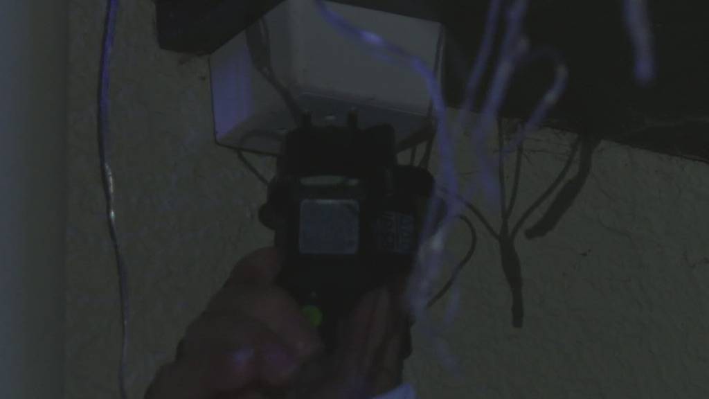 Ein Lichtermeer ums Haus