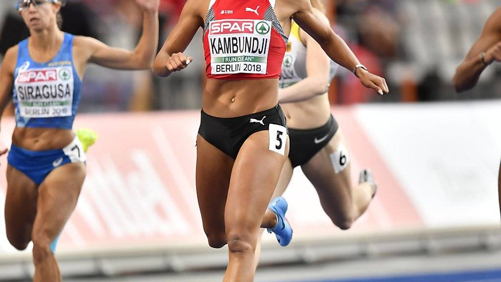 Mujinga Kambundji läuft auch über die 200 m in den EM-Final