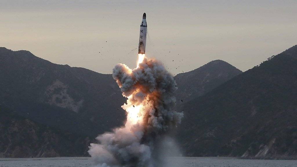 Nordkorea provoziert erneut mit Raketentest - der Abschuss geht allerdings schief. (Archivbild)