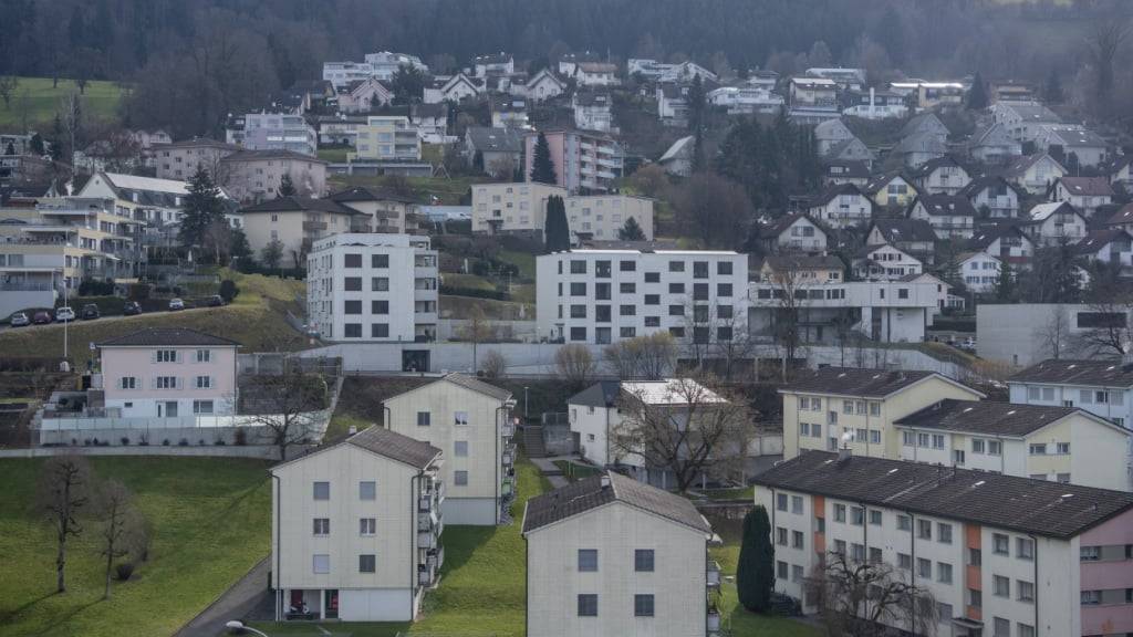 Eine Ansicht eines Quartiers in der Gemeinde Ebikon im Kanton Luzern. (Archivbild)