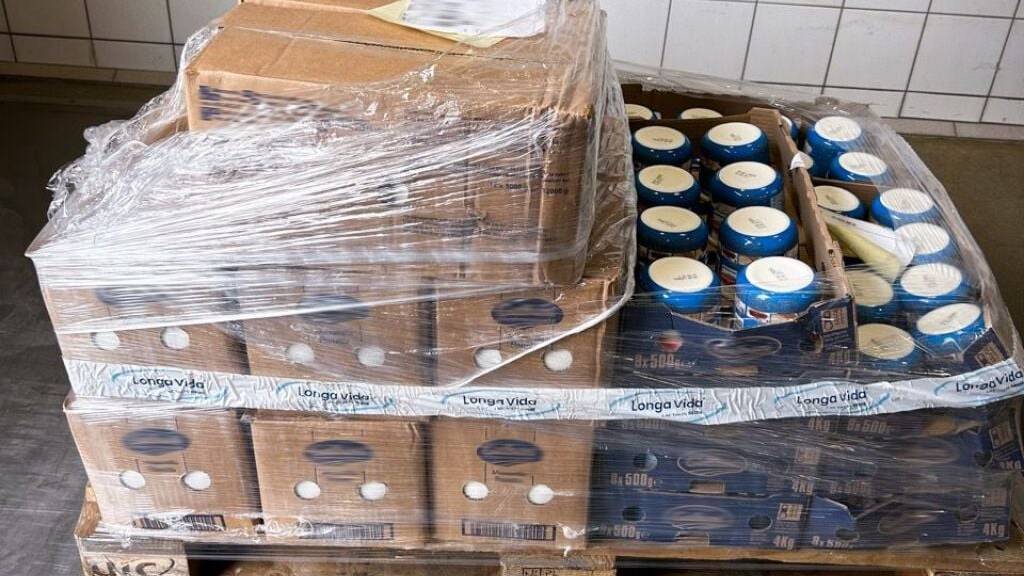 Ein Teil der vernichteten Ware im Wert von 60'000 Franken.
