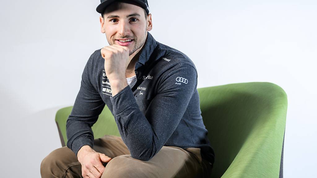 Marco Kohler blickt nach dem Kreuzbandriss in Wengen bereits wieder nach vorne - sein Ziel ist es, nächste Saison wieder Rennen zu fahren.