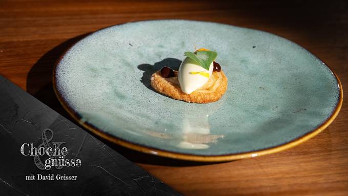 Tonka-Eiscreme, Schoko-Kaffee-Gelée, Prussiens