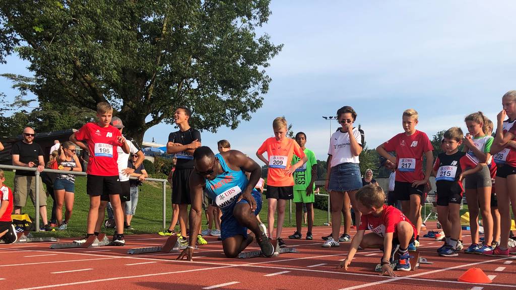 Trainieren mit den grossen Leichtathletik-Stars