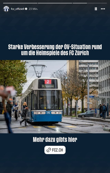 Story FCZ zu ÖV-Situation ums Letzigrund am 03.07.2024