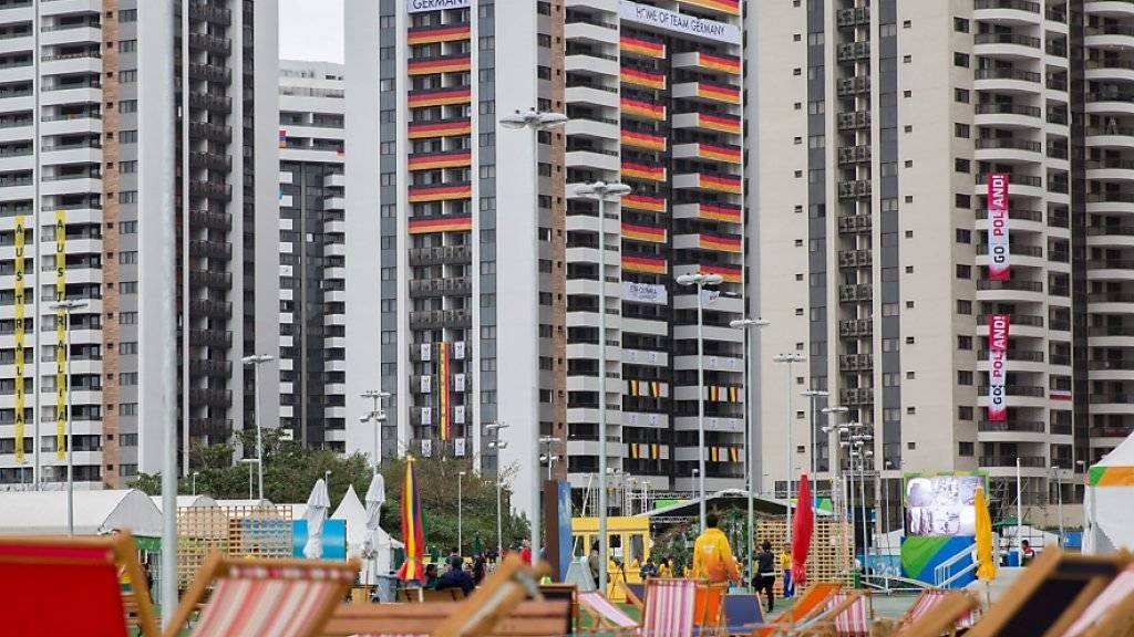 Endlich fertig: die Hochhäuser, in denen Athleten und Funktionäre während der Olympischen Spiele in Rio wohnen werden