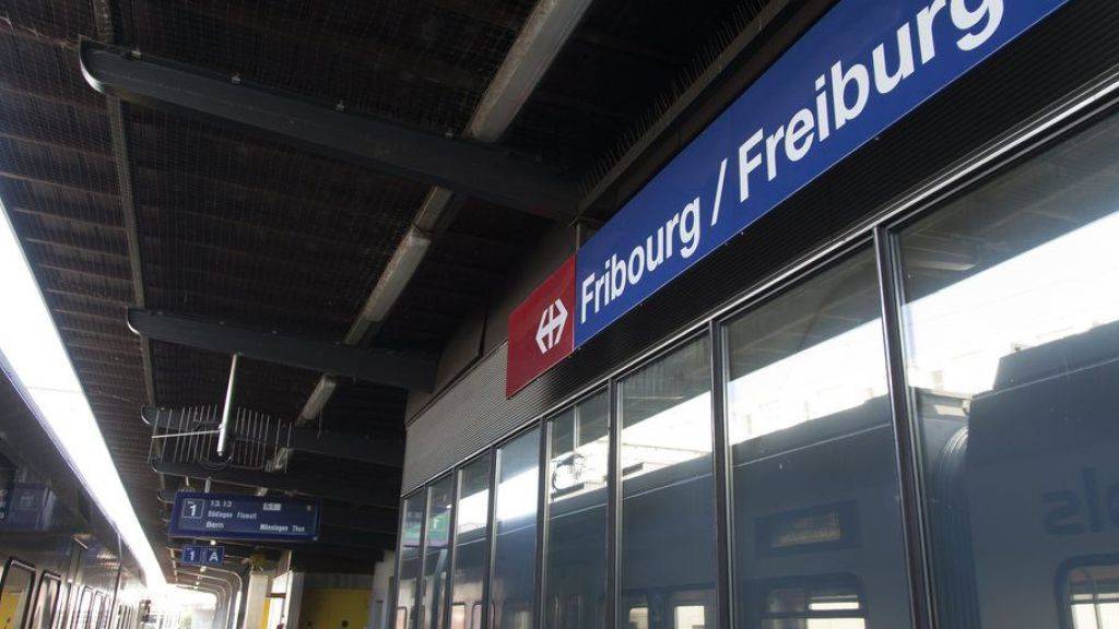 Zwei Männer und eine Frau wurden mit einer mutmasslichen Drogenüberdosis vom Bahnhof Freiburg ins Spital gebracht. Am Sonntag waren sie ausser Lebensgefahr. (Archivbild).