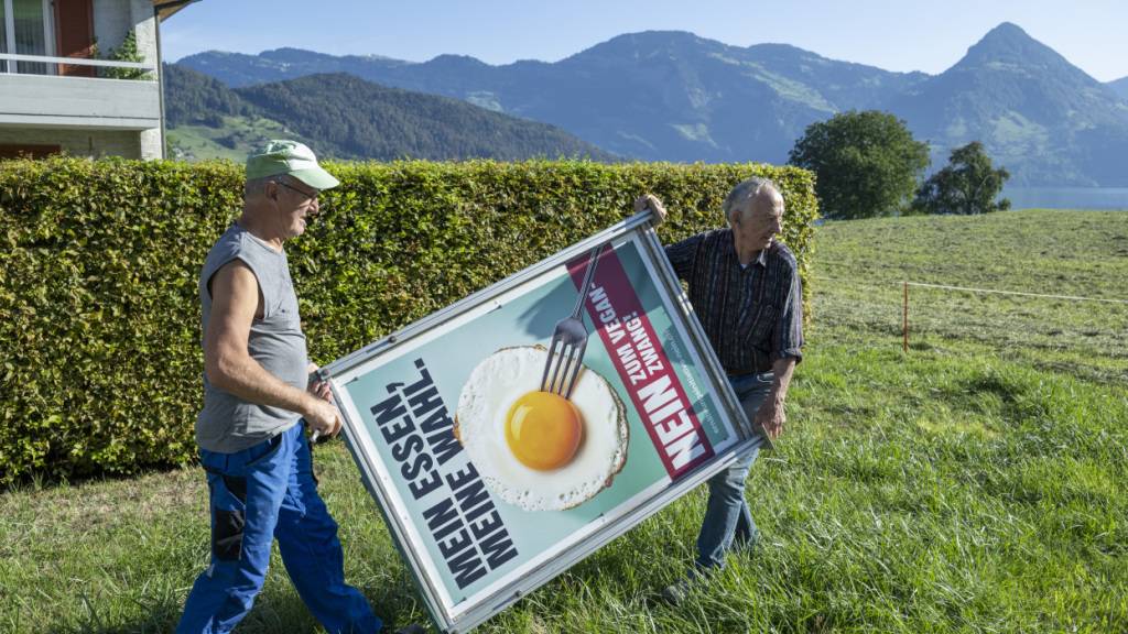 Die Schweizer Stimmbevölkerung hält die Ernährungsinitiative für das falsche Rezept für mehr Selbstversorgung. Sie hat die Initiative wuchtig abgelehnt. (Archivbild)