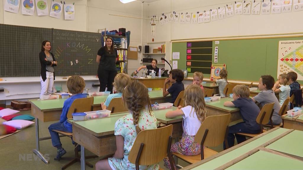 Schulstart im Kanton Bern: 1. Klässler freuen sich aufs Rechnen und Lesen