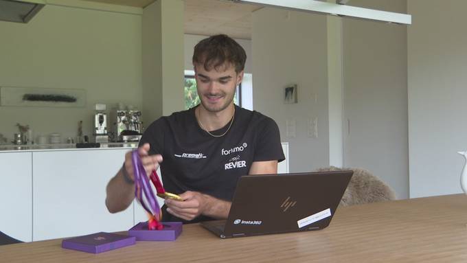 Goldjunge im Zehnkampf: Hausbesuch bei U23-Europameister Andrin Huber