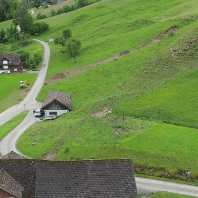 Starkregen lässt Toggenburger Hänge rutschen