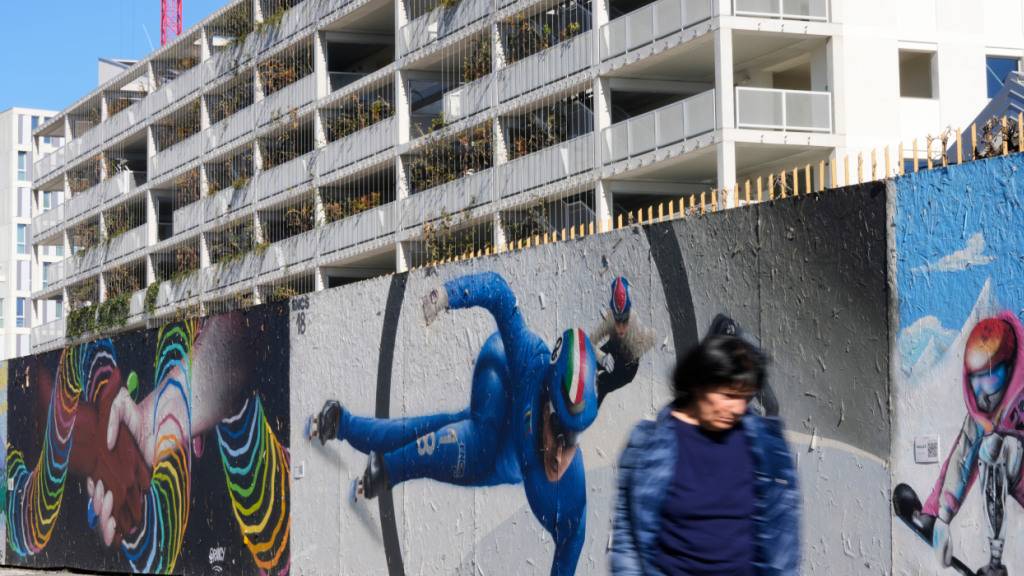 Nimmt langsam Formen an: das olympische Dorf in Mailand