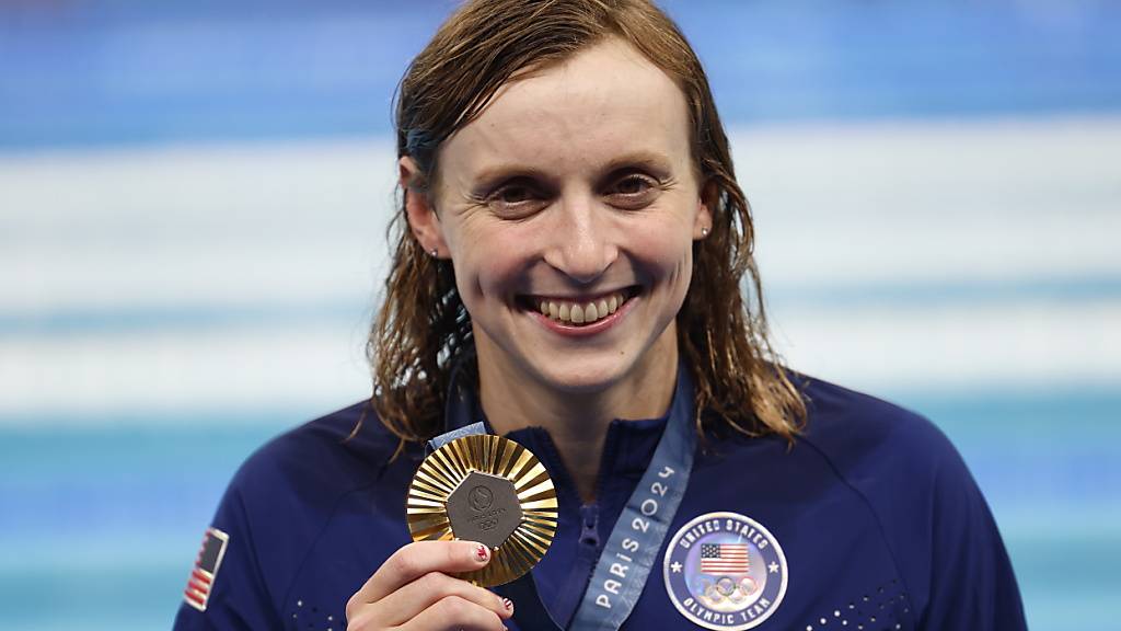 Schwimmerin Ledecky dank Doppel-Gold in Paris neu Dritte