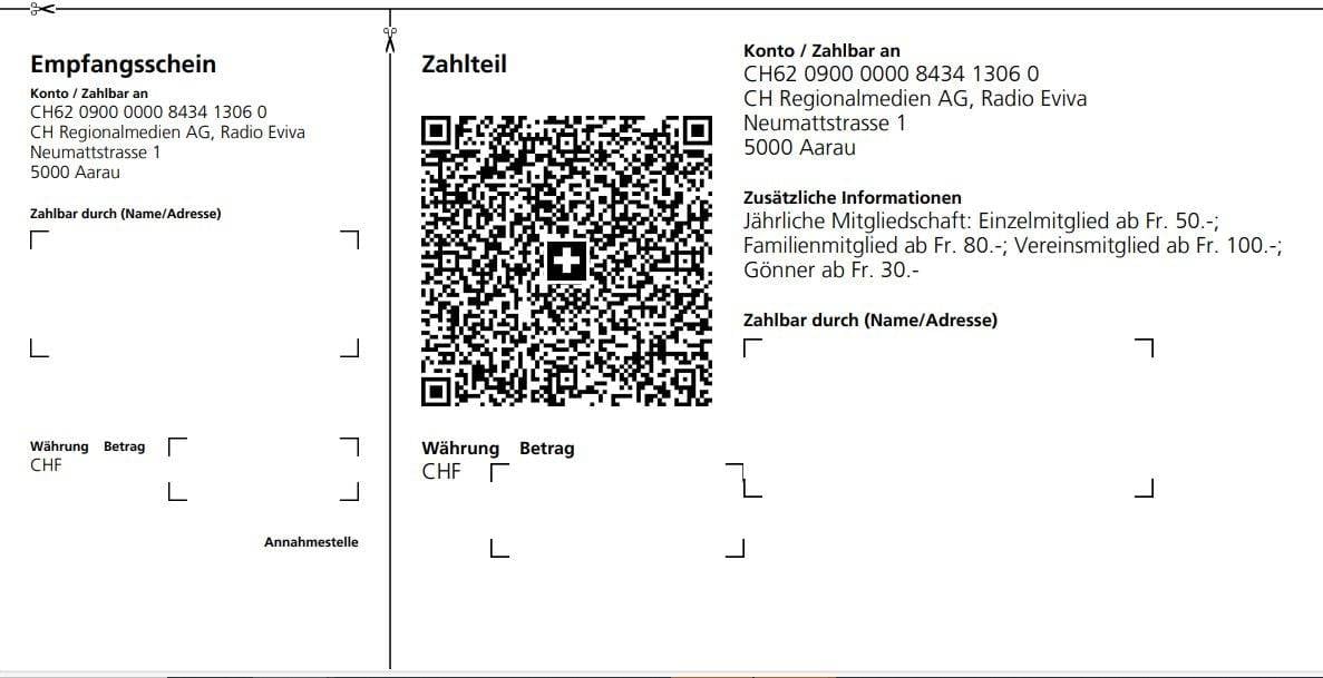 Direkt via E-Banking einzahlen.