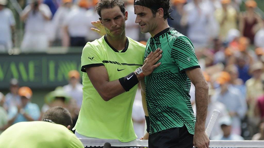 Im Head-to-Head zwischen Rafael Nadal und Roger Federer steht es 23:15 zugunsten des Spaniers. In diesem Jahr spielten die beiden Dauerrivalen auf der ATP Tour noch nicht gegeneinander