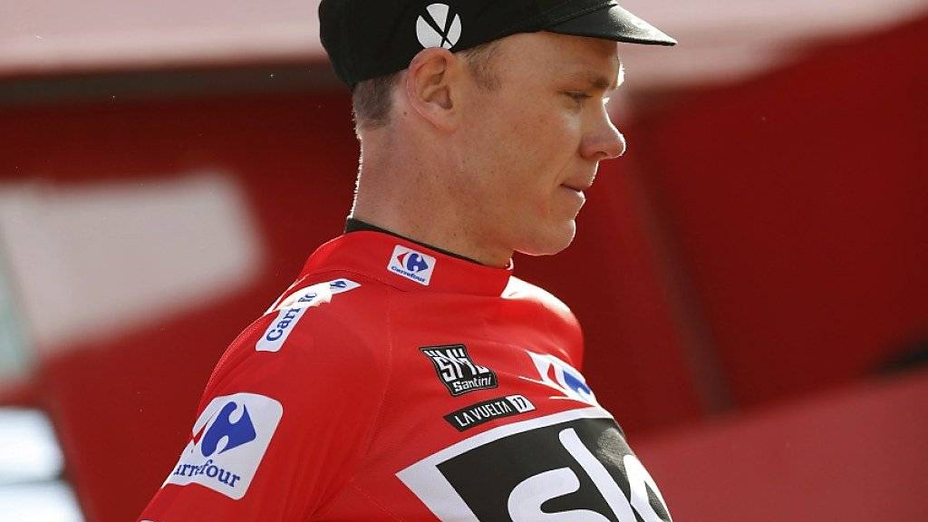 Chris Froome an der Vuelta weiterhin im roten Leadertrikot.