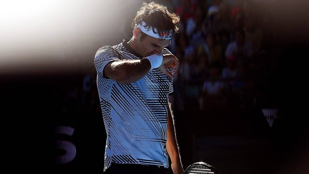 Zurück im Rampenlicht: Gegen Tomas Berdych muss Roger Federer heute seinen ersten echten Test seit seinem Comeback bestehen