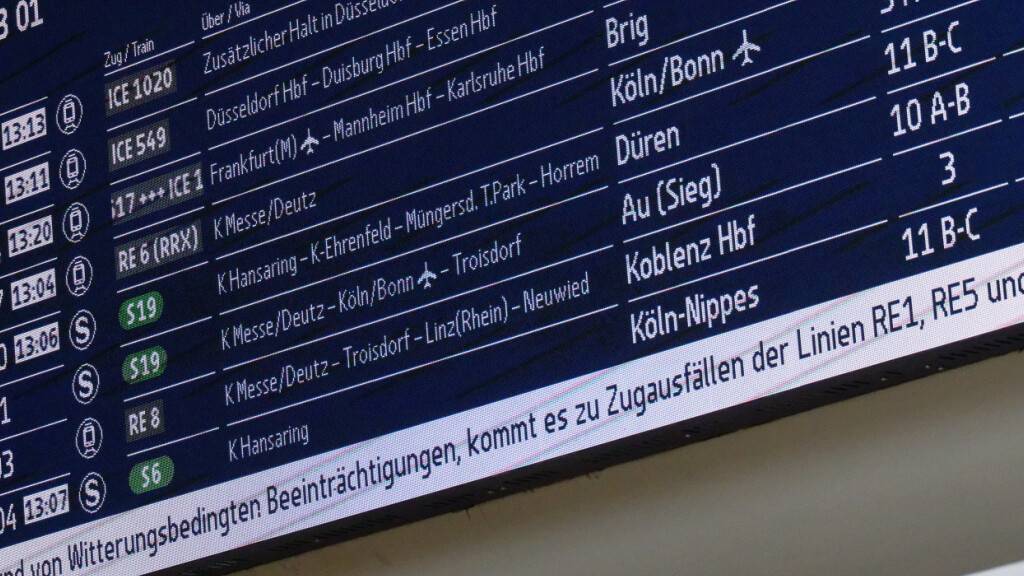 Wegen Hitze: Bahn rät von nicht notwendigen Reisen ab