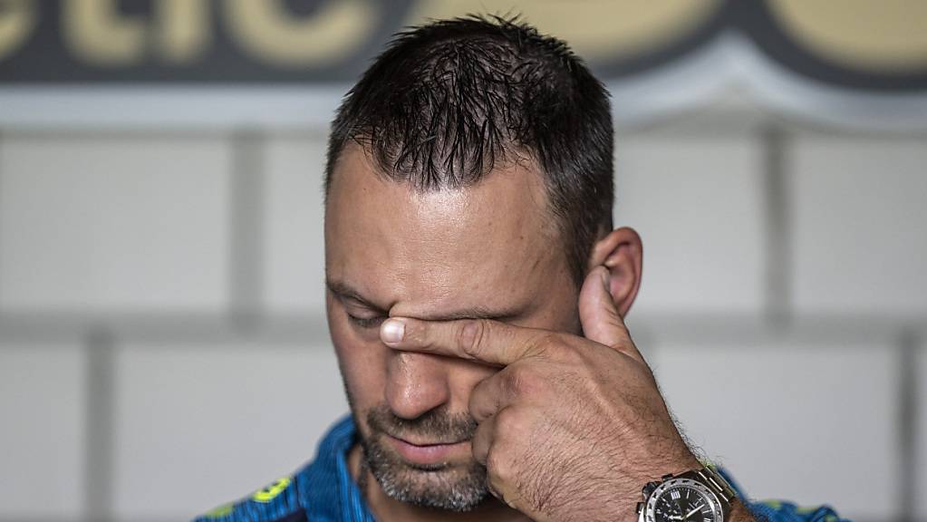 Schwingerkönig Kilian Wenger gibt in Wilderswil seinen sofortigen Rücktritt vom Schwingsport bekannt