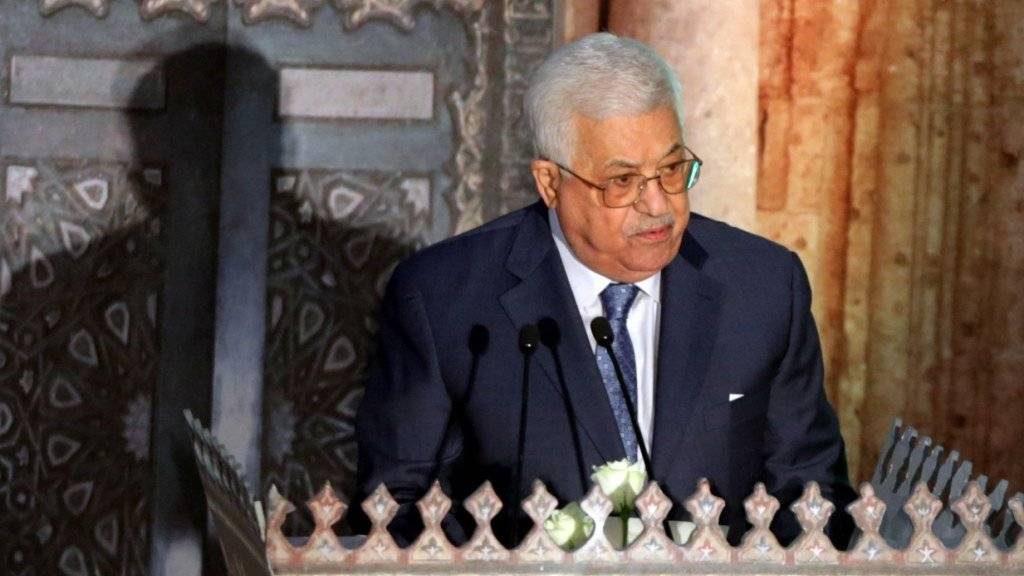Palästinenserpräsident Mahmud Abbas will bei seinem Besuch in Brüssel die Anerkennung Palästinas als Staat durch die EU fordern. (Archivbild)