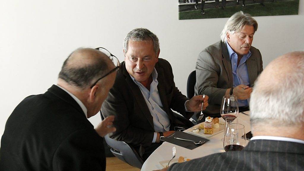 Knall in der FCL Holding AG: Mehrheitsaktionär Bernhard Alpstaeg (links) und Samih Sawiris sind unter anderen als Verwaltungsräte zurückgetreten.
