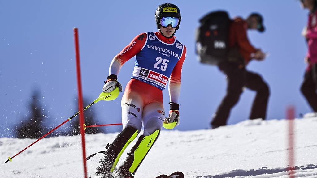 Lenz Hächler gewinnt auch zweiten Europacup-Riesenslalom in Zinal