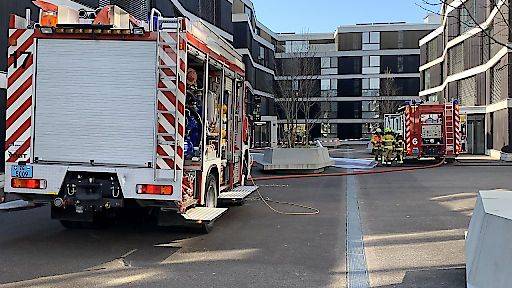 Zehn Personen evakuiert nach Brand in Zug