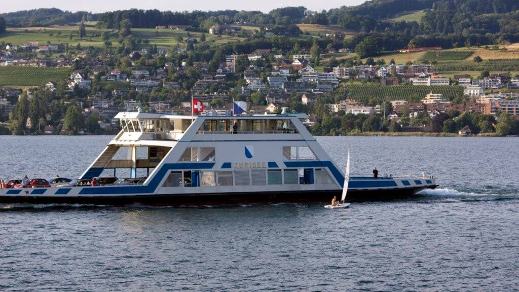 Die Autofähre Meilen-Horgen auf einer Aufnahme von 2008. (Archivbild)