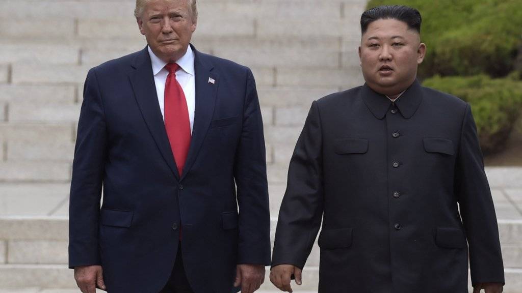 Die Beziehungen zwischen den USA und Nordkorea sind ein ständiges Auf und Ab. Am Freitag lobte US-Präsident Donald Trump ein neues Schreiben von Nordkoreas Machthaber Kim Jong Un. (Archivbild)
