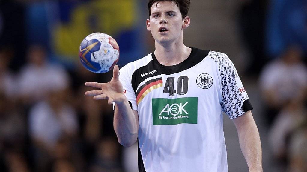 Der deutsche Handballer Simon Ernst während dem WM-Spiel gegen Chile