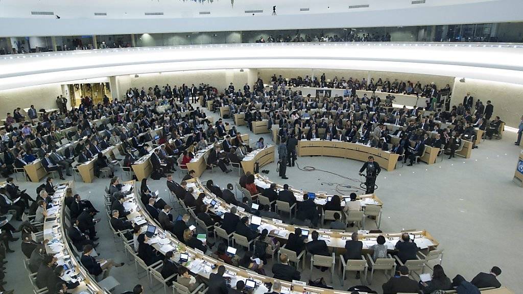Der Uno-Menschenrechtsrat in Genf - Die USA ernten für ihren Ausstieg aus dem Gremium weltweit Kritik. (Archiv)