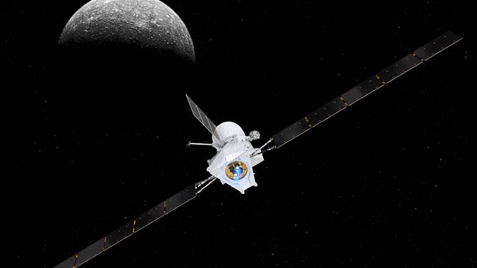 Raumsonde «BepiColombo» steht vor erstem Rendezvous mit Merkur