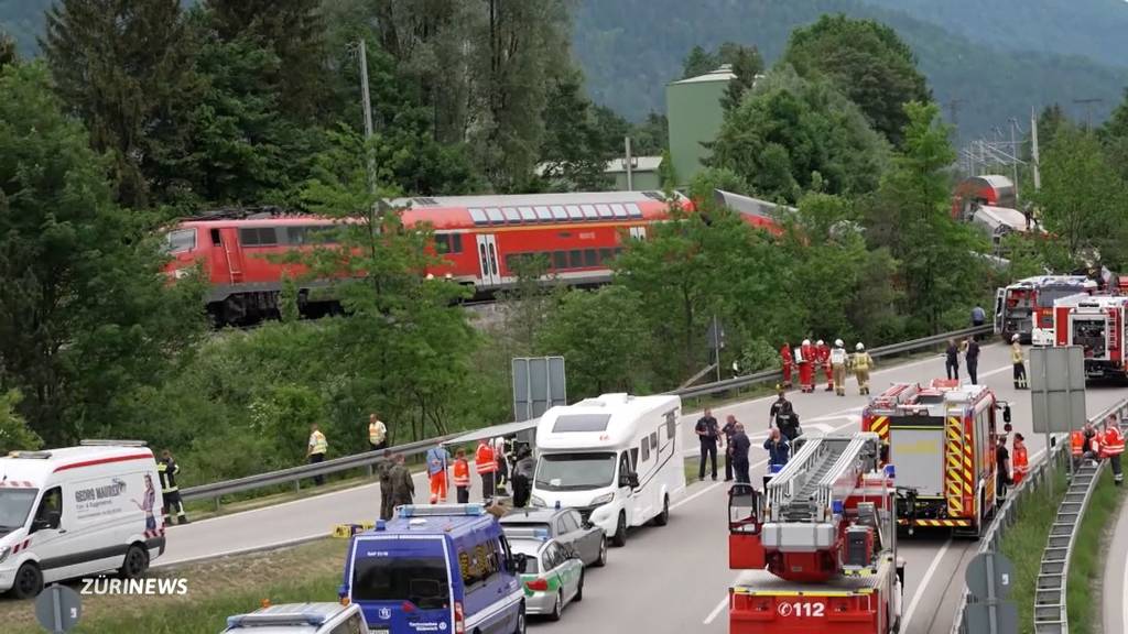 Nach Zugunglück in Garmisch-Partenkirchen: Fünf Tote geborgen und über 40 Verletzte