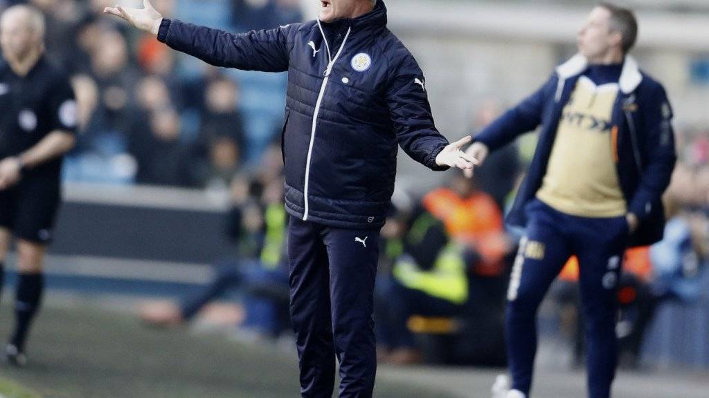 Leicesters Trainer Claudio Ranieri muss seine Mannschaft wieder auf Kurs bringen