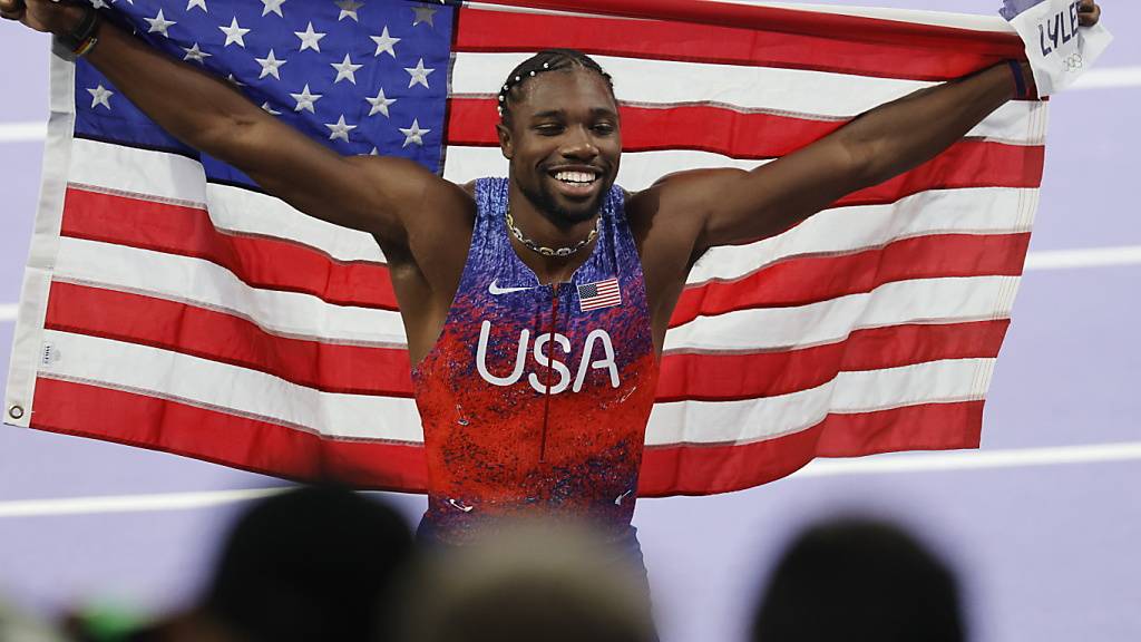 Noah Lyles mit fünf Tausendstel Vorsprung zu Gold