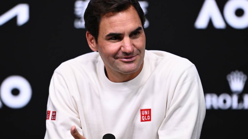 Roger Federer sprach am Donnerstag in Australien zu den Medien
